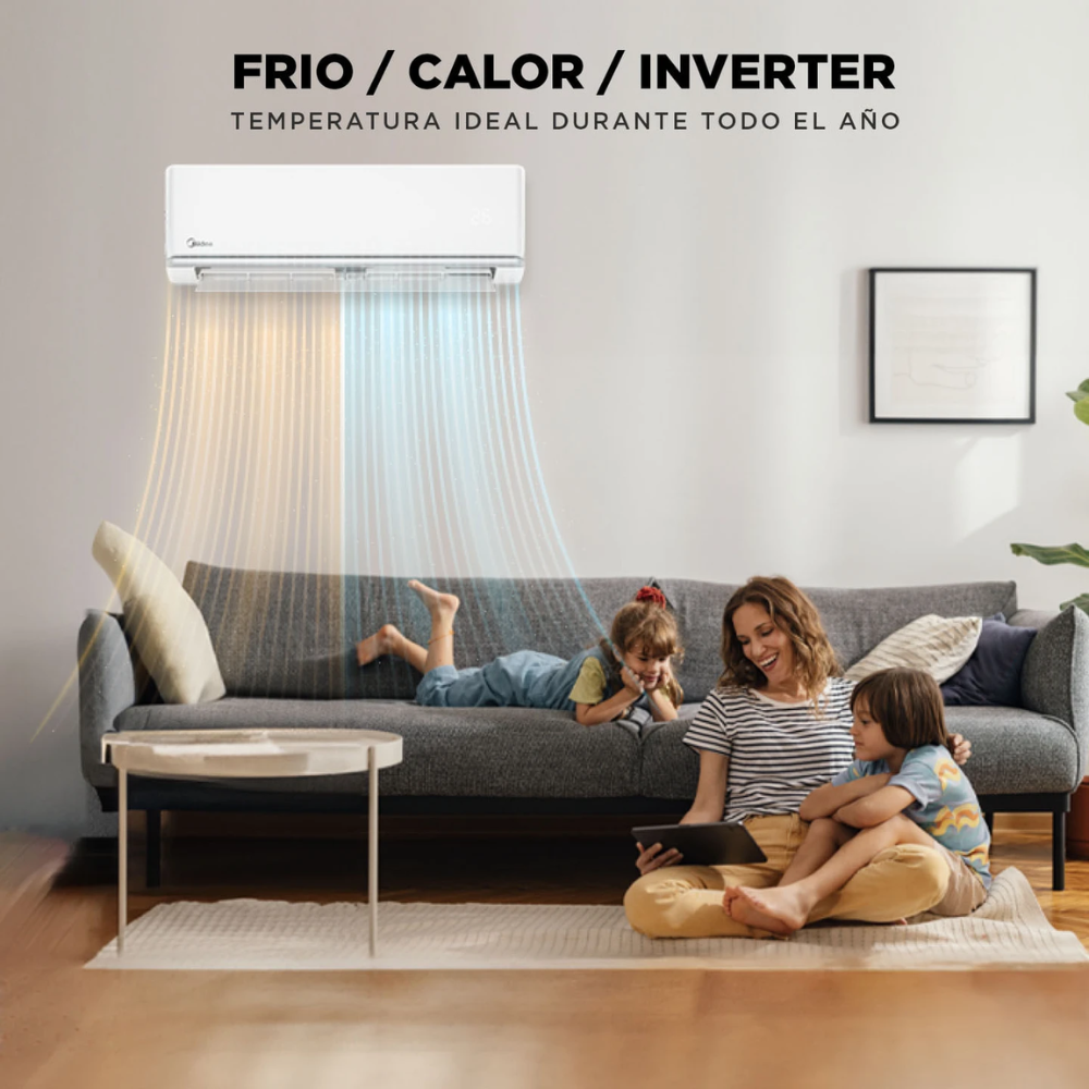 Aire Acondicionado Split Muro Inverter Midea Xtra Gas R-32