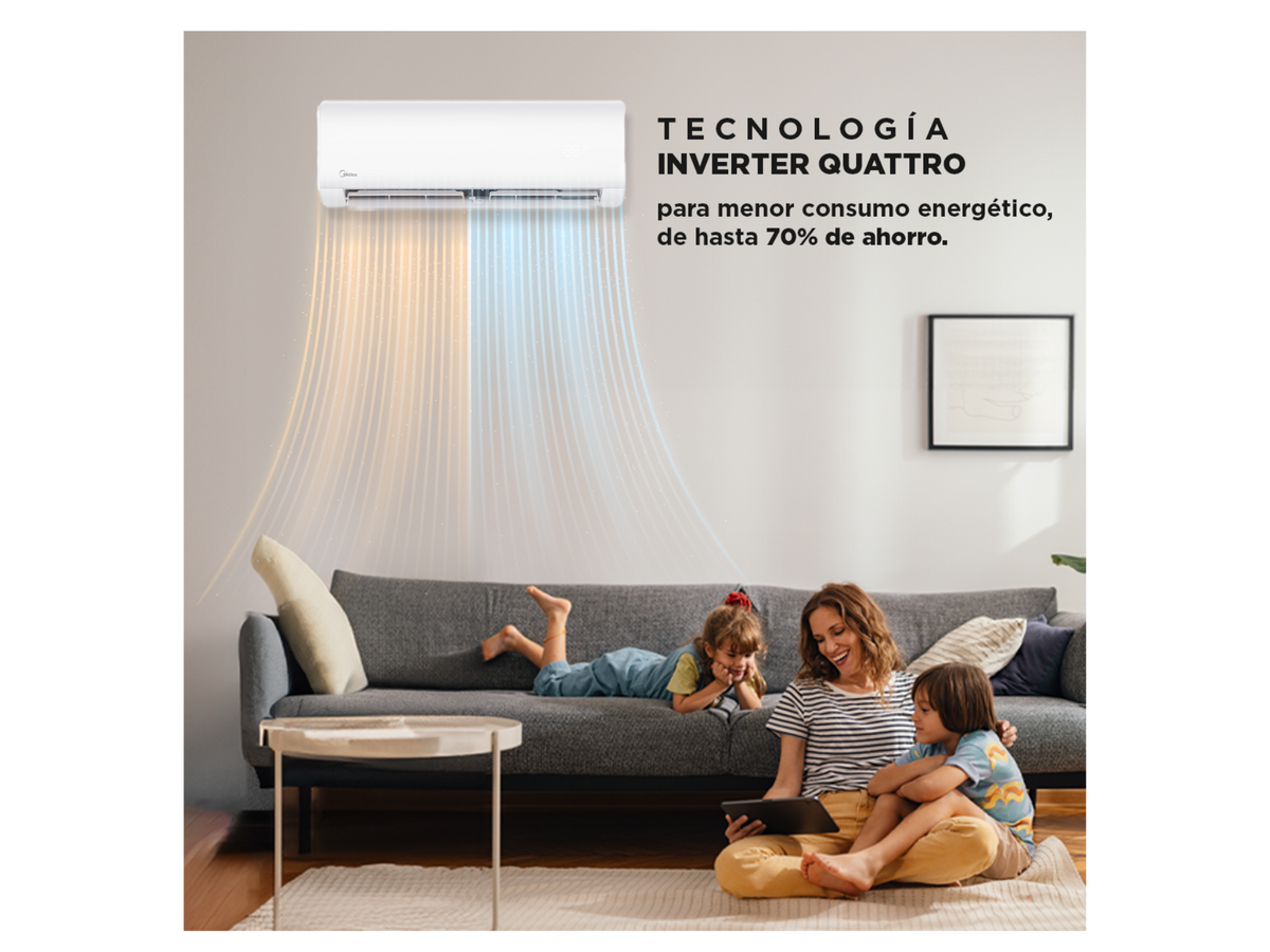 Aire Acondicionado Split Muro Inverter Midea Xtreme Dura