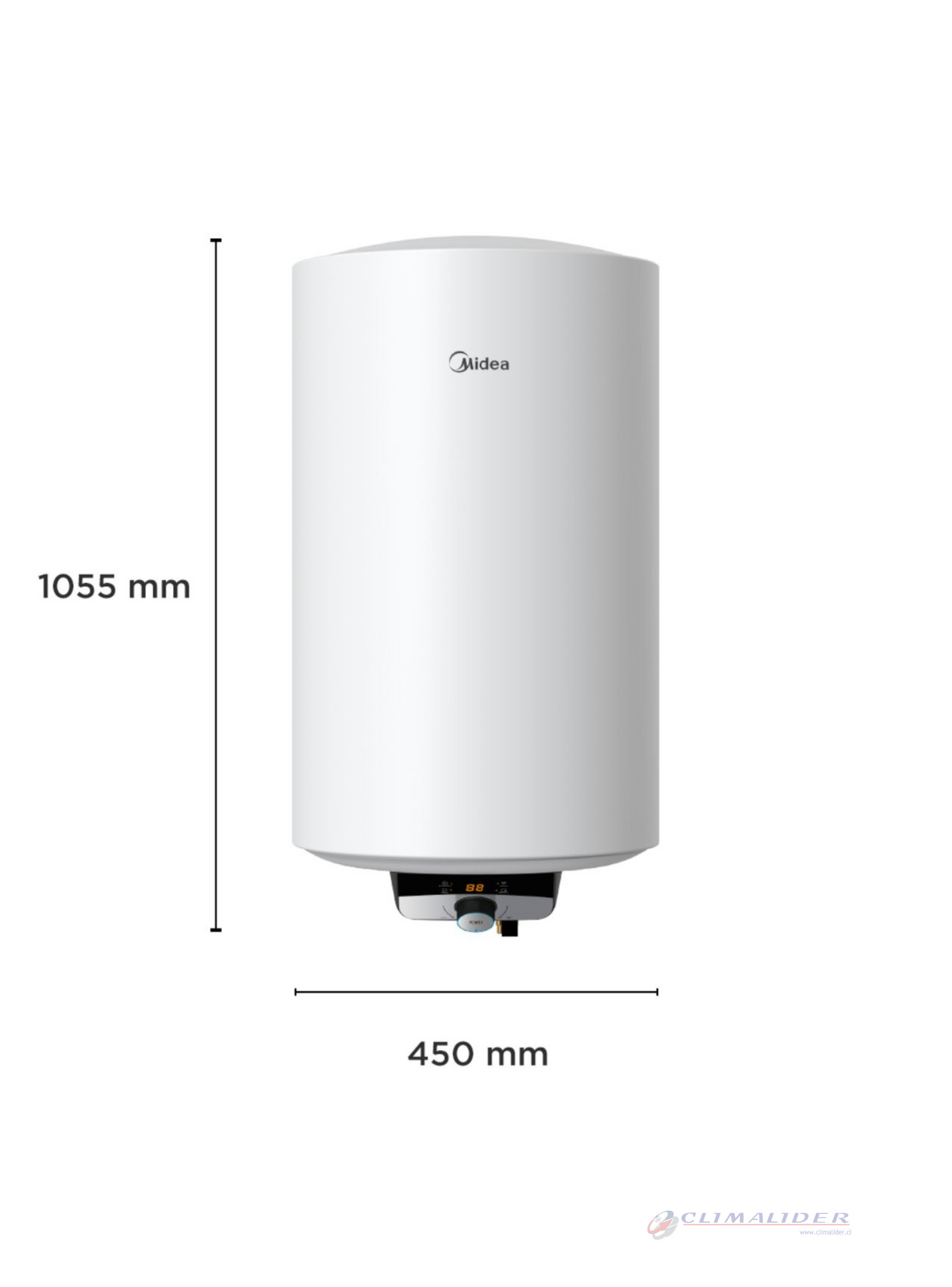 Termo Eléctrico Midea 120 Litros 1500W