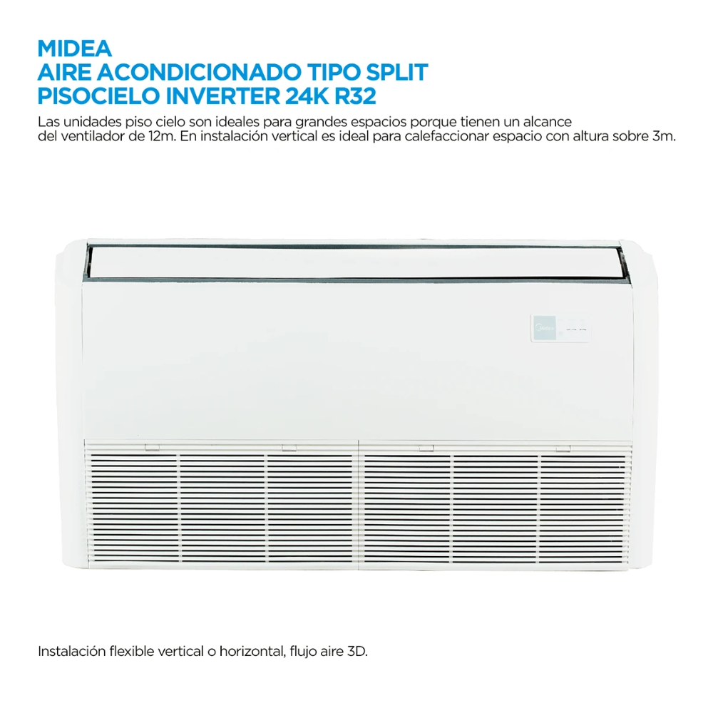 Split Piso Cielo Midea 24000 Inverter