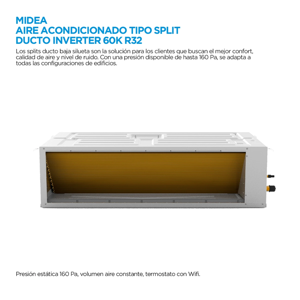 Split Ducto Mides 60.000 btu Inverter