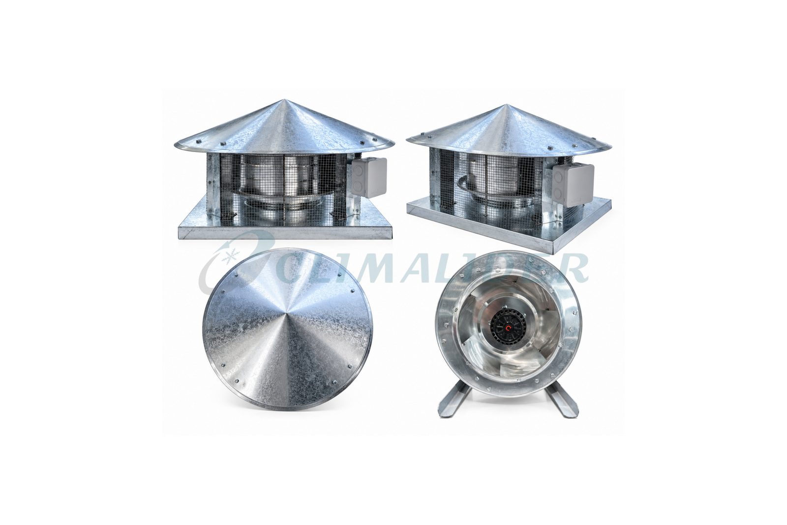 Extractor Centrifugo de tejado Descarga horizontal  220/50hz/ LXFB4E400