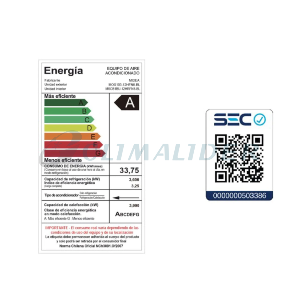 Aire Acondicionado Split Inverter EcoMaster + Wifi
