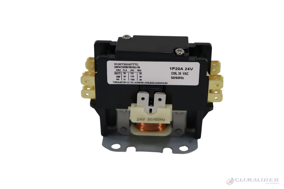 CONTACTOR 20A 24V 1P