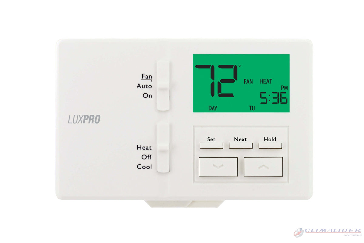 TERMOSTATO PROGRAM. 7 + 2 Y NO PROGRAM. LUXPRO P7111