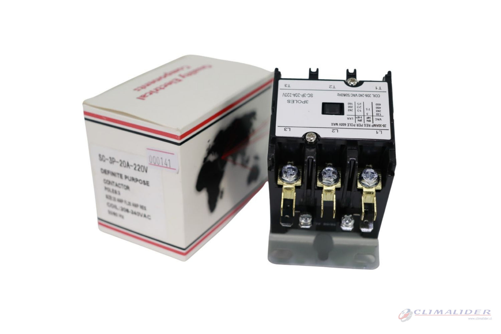 CONTACTOR 20A 220V 3P