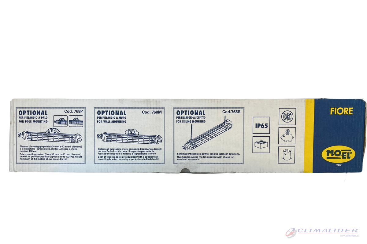 Lampara Infrarroja Moel Modelo Fiore 1200w - 230V/50HZ