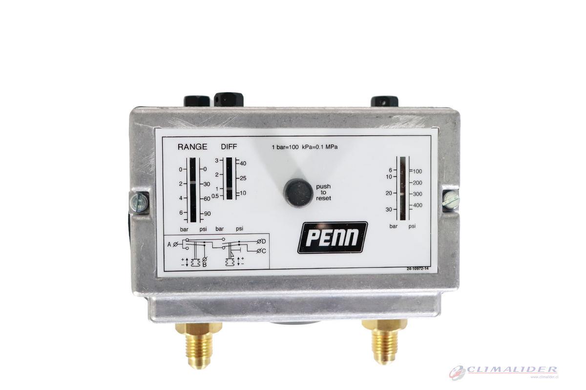 PRESOSTATO DUAL ALTA Y BAJA MANUAL