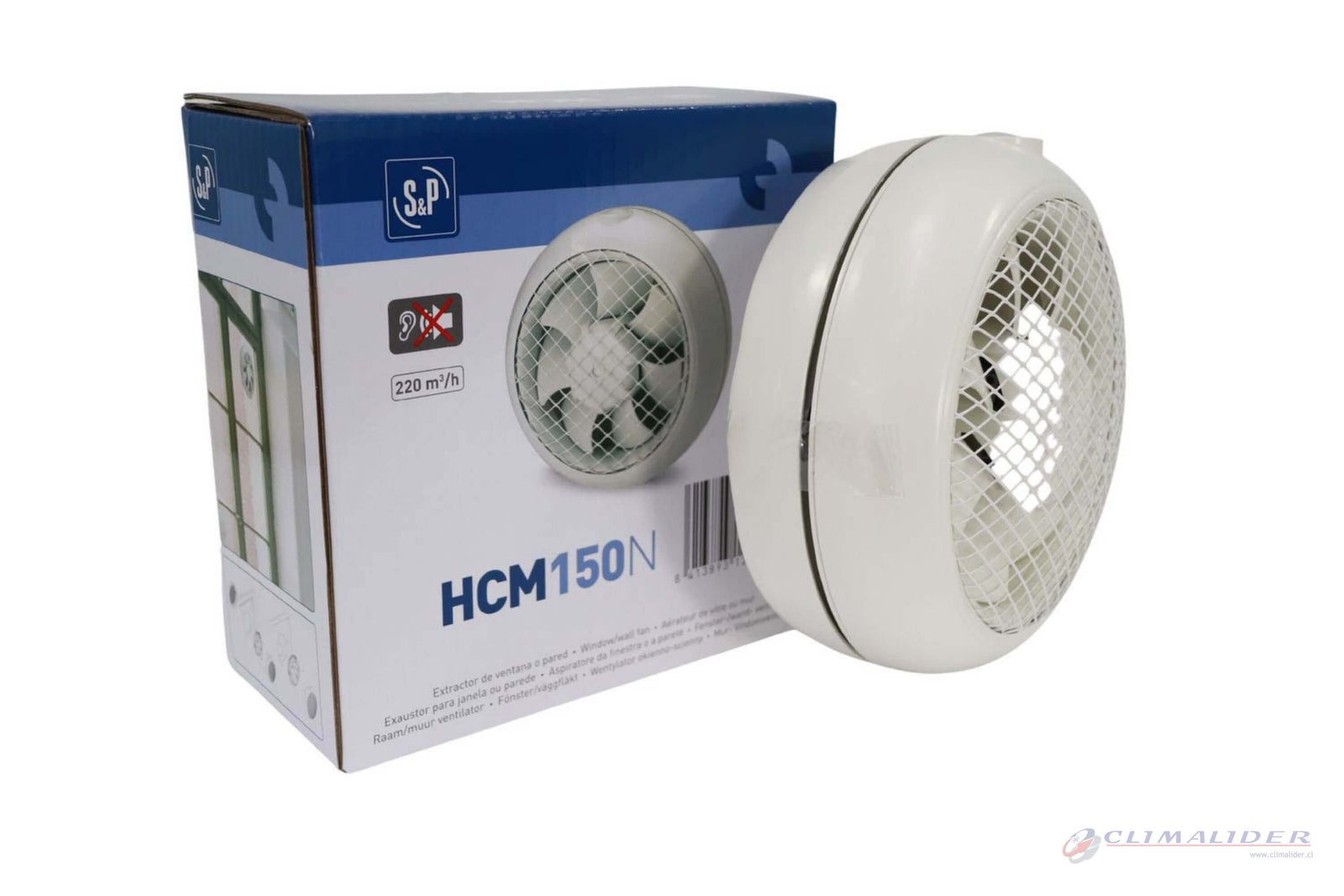 EXTRACTOR DE PARED O CRISTAL HCM-150N