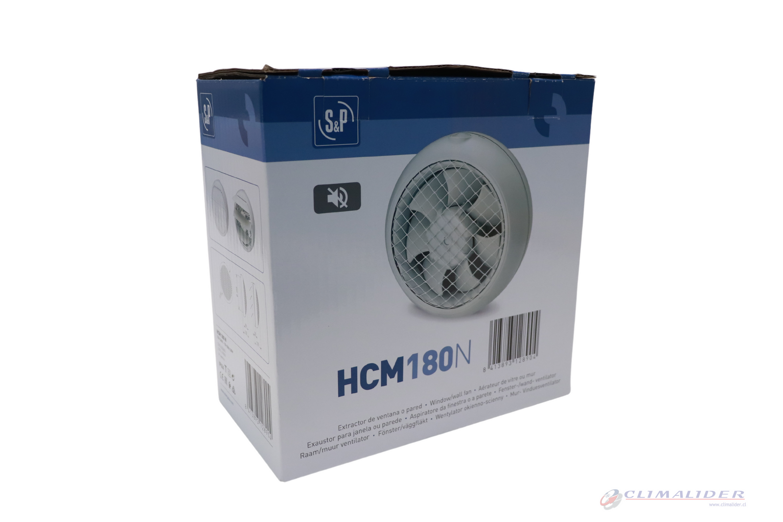 EXTRACTOR DE PARED O CRISTAL HCM-180N