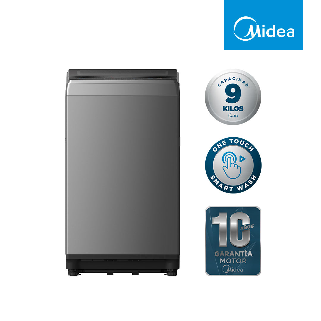 Lavadora Midea Carga Superior 9kg Automática I-CLEAN MLS-090GE04N